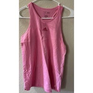 Girls Adidas Tank  Top Dark Pink Size Medium 10/12